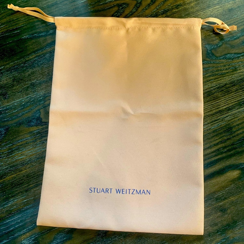 Pink Stuart Weitzman dust bag